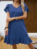 Women's Ruffled Summer Dress - Stylish and Chic