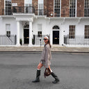 Women's Checkered Blazer Jacket with Chic Design and Stylish Accents