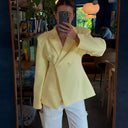 Chic Oversized Blazer with Double Button Closure