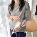 Chic Lace Sleeve Women's Top