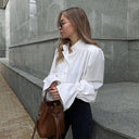 Chic Blouse with Statement Sleeves