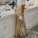Sequin Evening Dress for Women with Flowing Design
