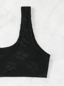 Textured Women's Bikini Set with High-Cut Bottoms