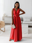 Chic V-Neck Dress for Women