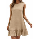 Women's Ruffle Design Casual Dress