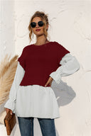Chic Women's Ruffle Long Sleeve Blouse