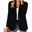 Chic Knitted Blazer for Women with Stylish Finish