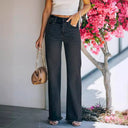 Women’s High-Waist Flared Jeans - Retro Chic Style