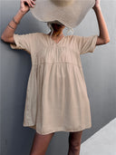 Women's Summer V-Neck Dress in Flowy Style