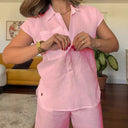Chic Linen Blouse for Women