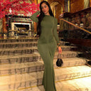 Chic Women's Long Sleeve Bodycon Dress