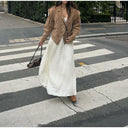 Chic Women's Blazer Jacket with Stylish Connectable Belt