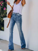 Chic Cropped Bootcut Jeans for Women