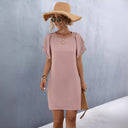 Stylish Women's Short Sleeve Ruffle Dress