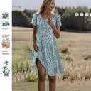 Floral Print Women's Everyday Dress