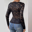 Romantic Long Sleeve Lace Top for Women