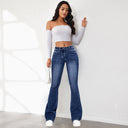 High-Waisted Bootcut Jeans for Women - Trendy Wash Options