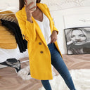 Double Button Women's Blazer - Chic Style