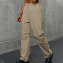 Women's Outdoor Pants with Elastic Waist & Pockets