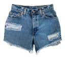 Stylish Women's Distressed Denim Shorts
