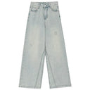 Chic High-Waist Wide-Leg Jeans for Women
