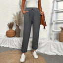 Chic Women's Lounge Pants with Elastic Waistband