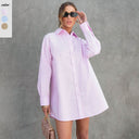 Chic Women's Shirt Dress in Length Options