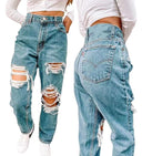 Trendy Distressed Women's Jeans