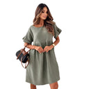 Chic Women's Summer Dress with Elastic Waist