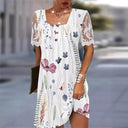 Floral Print Shift Dress for Women