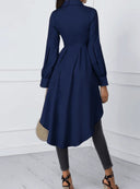Chic Asymmetrical Long Sleeve Blouse for Women