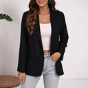 Chic Women's Blazer with Classic Design and Stylish Pockets