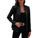 Chic Women's Blazer with Contemporary Design and Button Accents