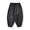 Women's Relaxed Linen Trousers with Elastic Waist