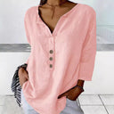 Chic Women's Blouse with Button Placket