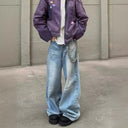 Stylish Women's Vintage Baggy Jeans with Unique Design