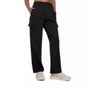 Chic Women's Wide Leg Cargo Pants with Side Pockets