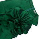 Stylish Women's Ruffle Cocktail Dress with Peplum Detail