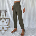 Adjustable Waist Cargo Pants for Women