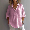 Chic Women's Button-Up Blouse - Trendy Style