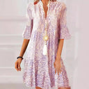Chic Women's Printed Dress in Vibrant Patterns