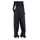 Chic Wide-Leg Palazzo Pants with Asymmetrical Design