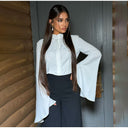 Chic Flowing Women's Blouse in Elegant Style
