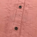 Textured Women's Blouse with Button Accents