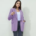 Chic Women's Blazer Jacket with Stylish Pockets