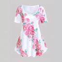 Floral Print Women's Tunic Dress - Stylish Design