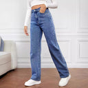 Vintage High-Waisted Wide Leg Jeans for Women