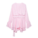 Chic Ruffle Wrap Dress for Women