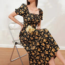 Floral Print Women's Dress - Stylish Design
