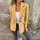 Chic Wool Double Button Jacket for Women